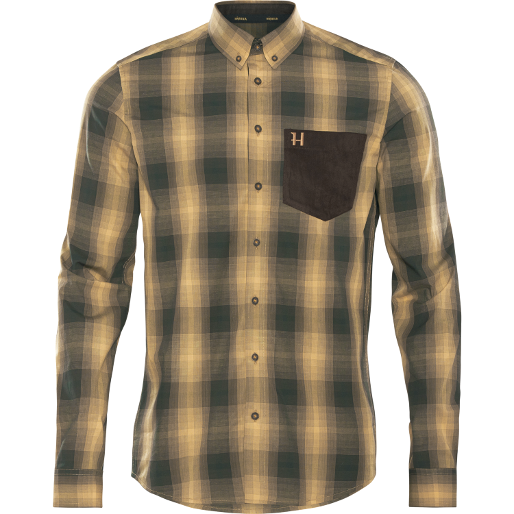 Härkila Akkan Hemd Herren Gelb/Schwarz