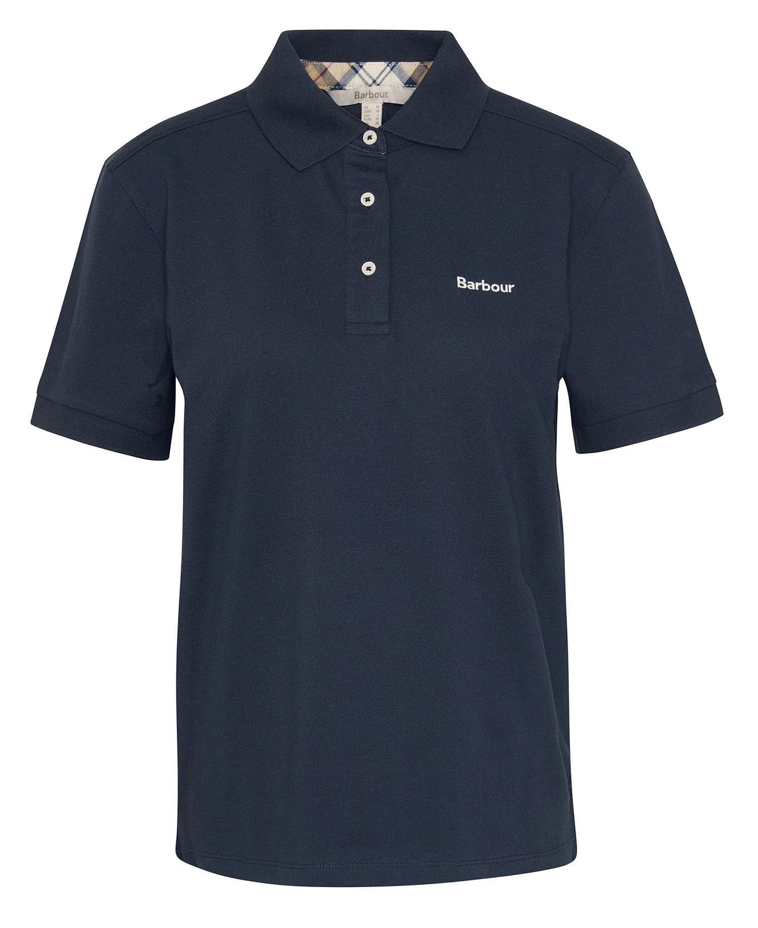 Barbour Bowford Polo Shirt Navy Dame