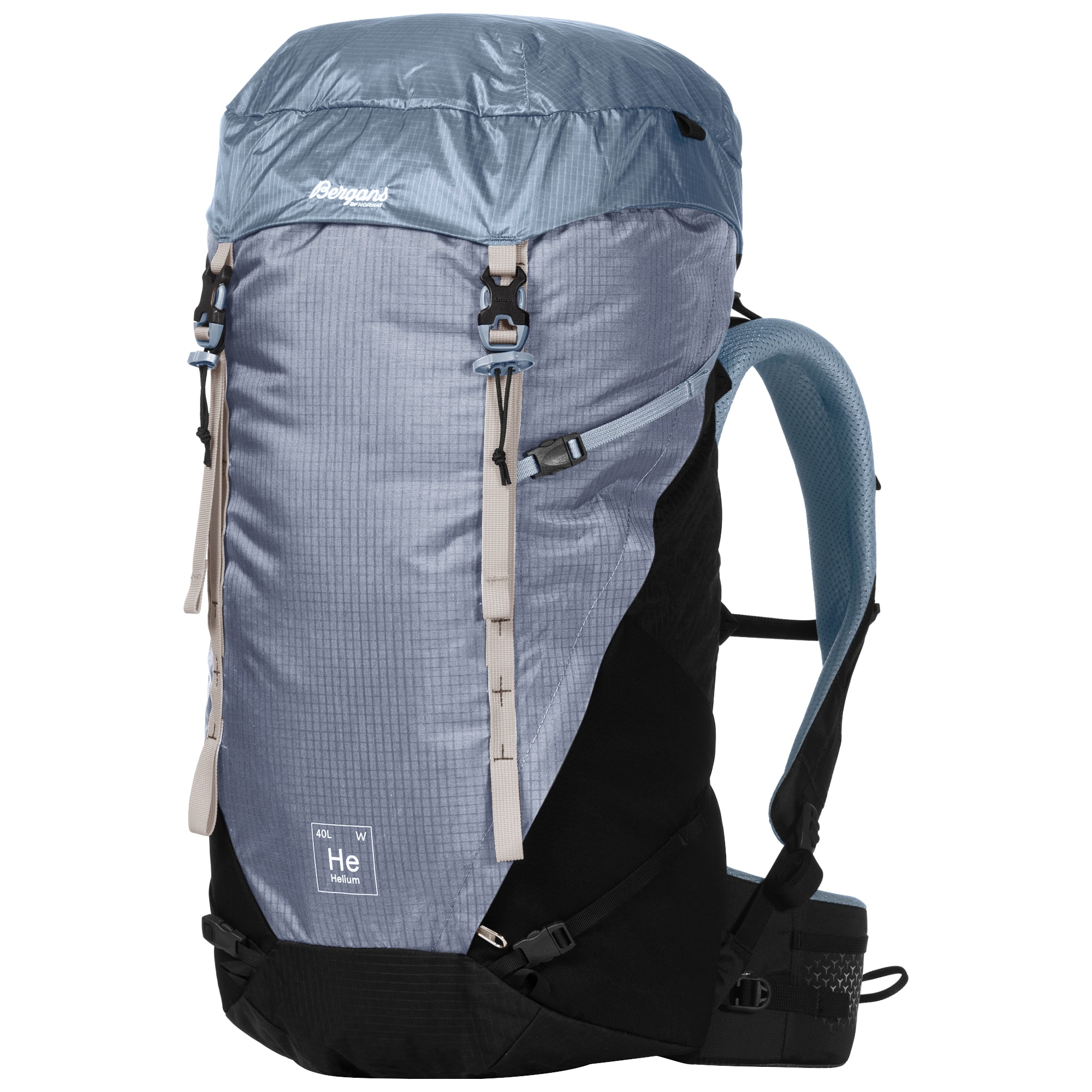 Bergans Helium V5 40L Nainen Husky Blue/Black