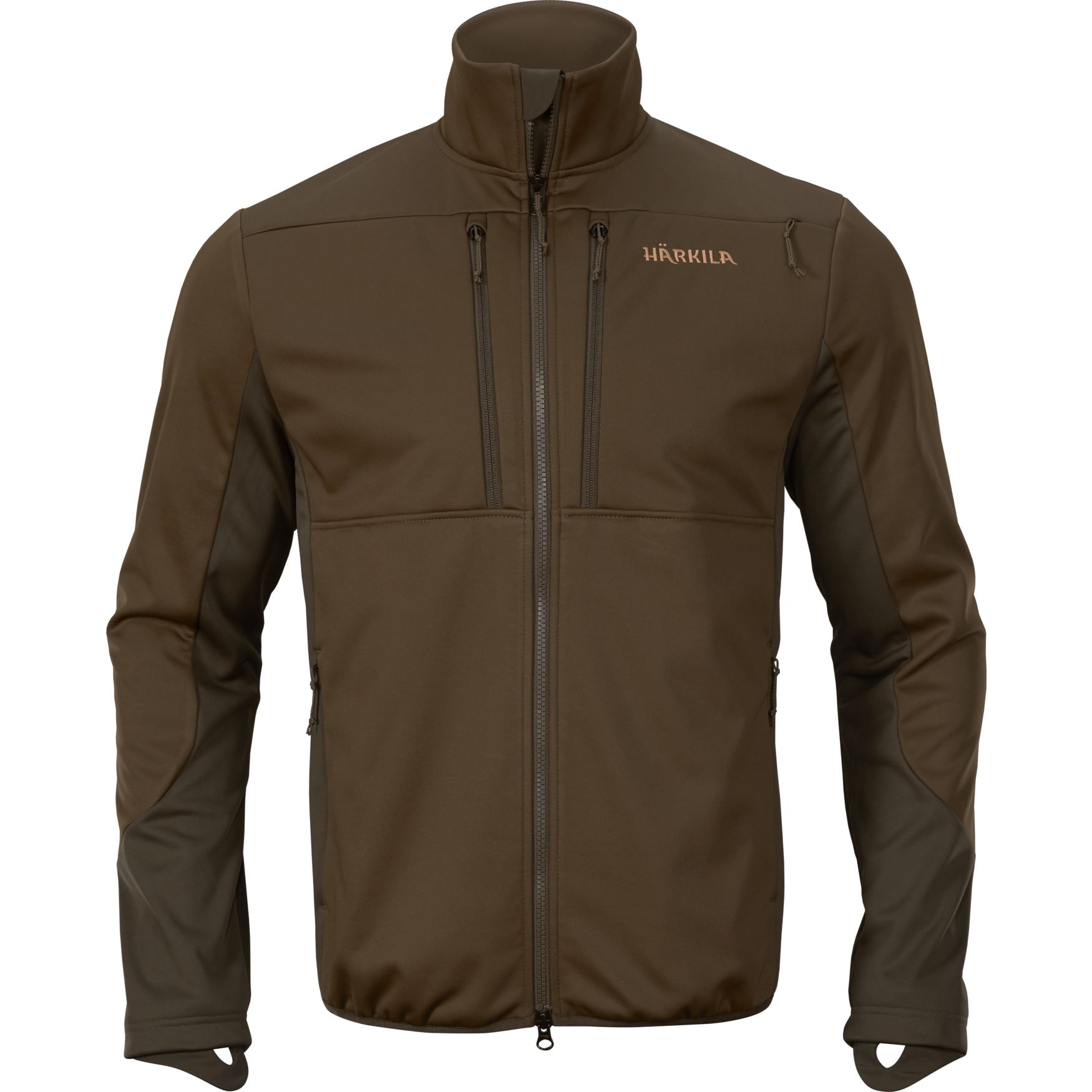 Härkila Mountain Hunter Pro WSP Fleecetakki Miehet Hunting Green/Shadow Brown
