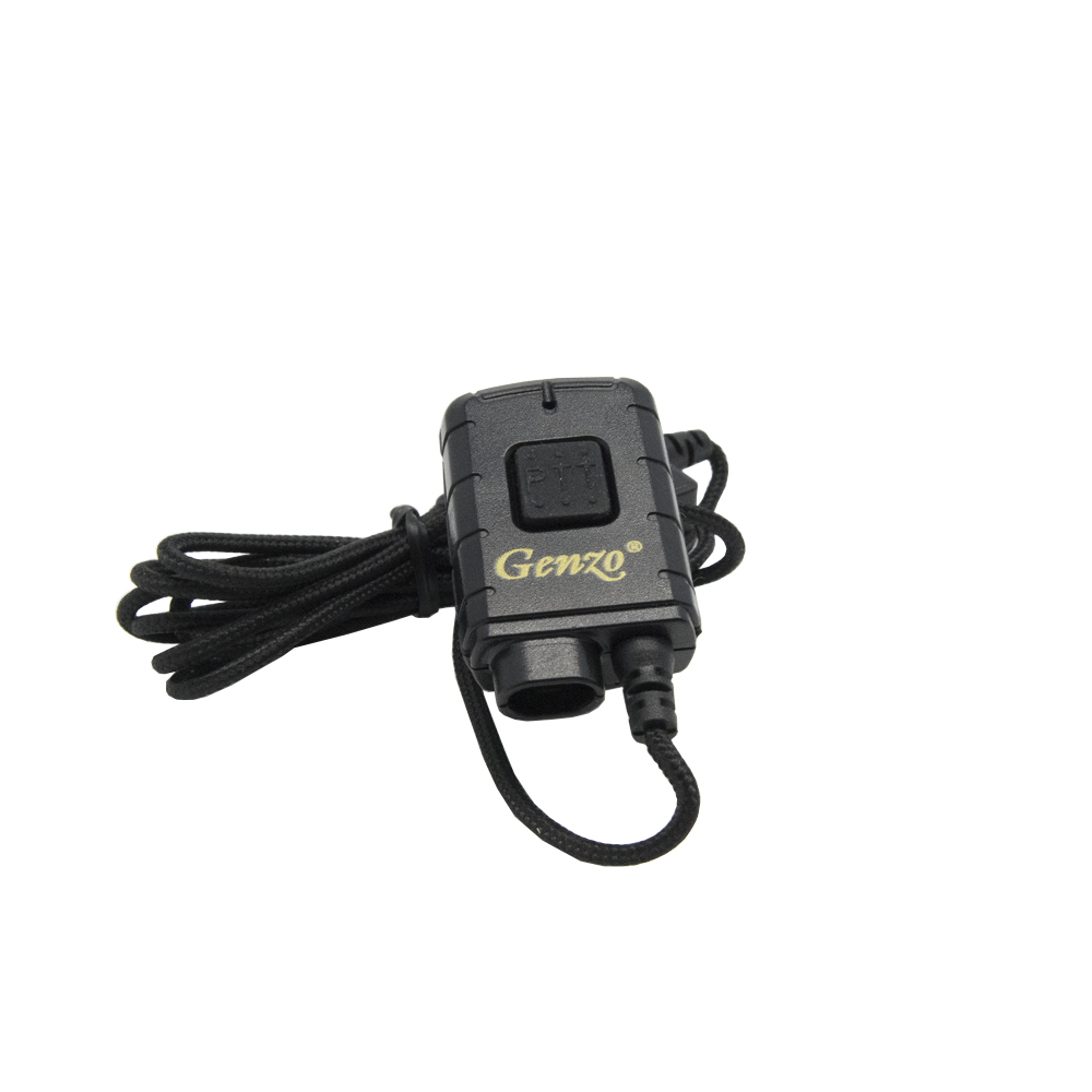 Genzo T-Coil Headset för jaktradio och mobiltelefon