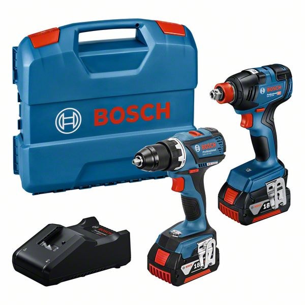 Bosch Verktygsset GDX 18V-200/GSR 18V-Ec 2X5Ah