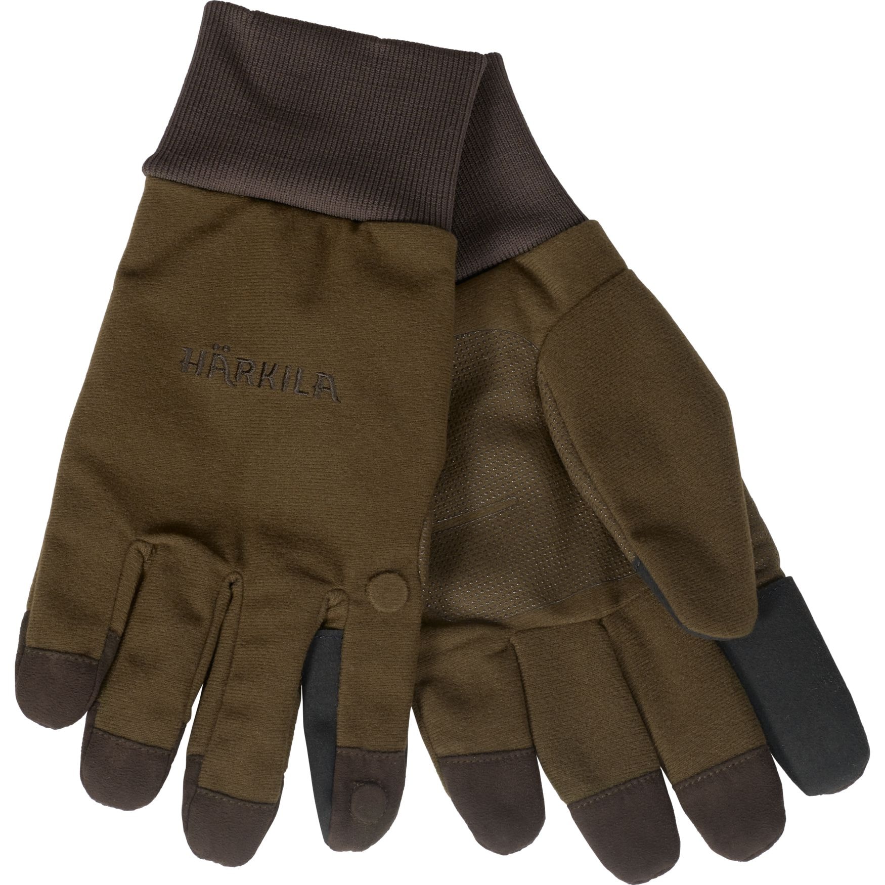 Härkila Retrieve HWS gloves Dark warm olive L