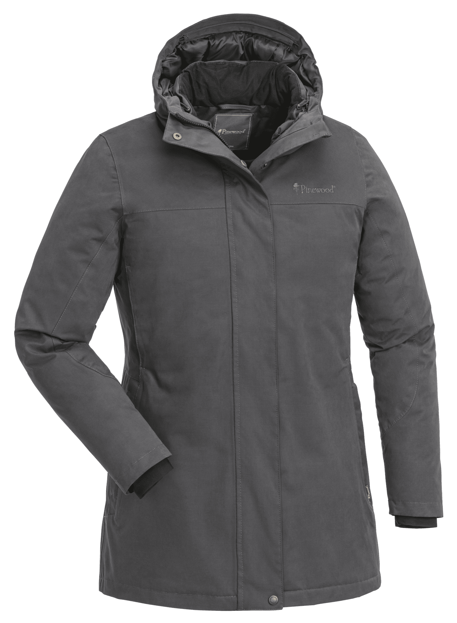 Pinewood Värnamo Vadderad Jacka Dam Smoke Black