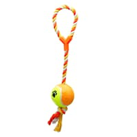 Hundespielseil Tennisball XL Orange