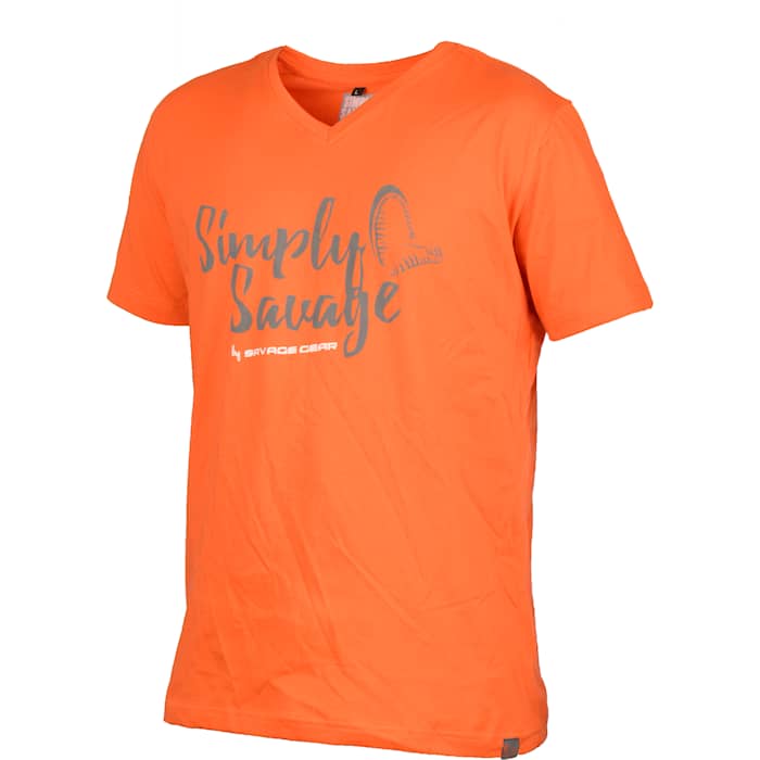 SG Simply Savage V-neck Tee Orange