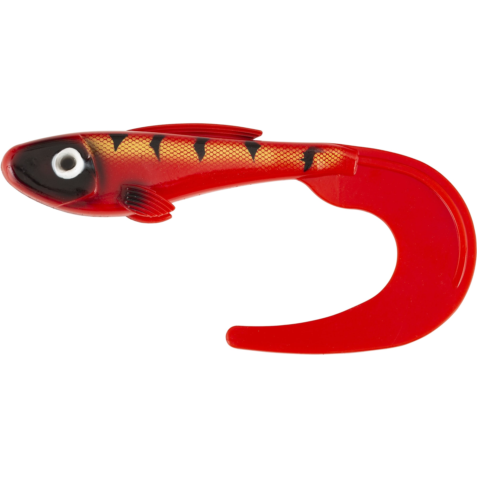 REA/Black Friday Abu Garcia Beast Curl Tail 21 cm Red Tiger 2-pack