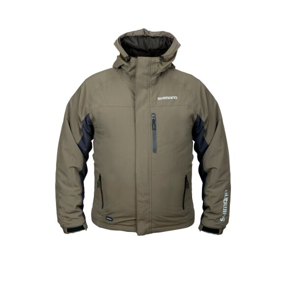 Shimano Rain Jacket Lined Black / Green