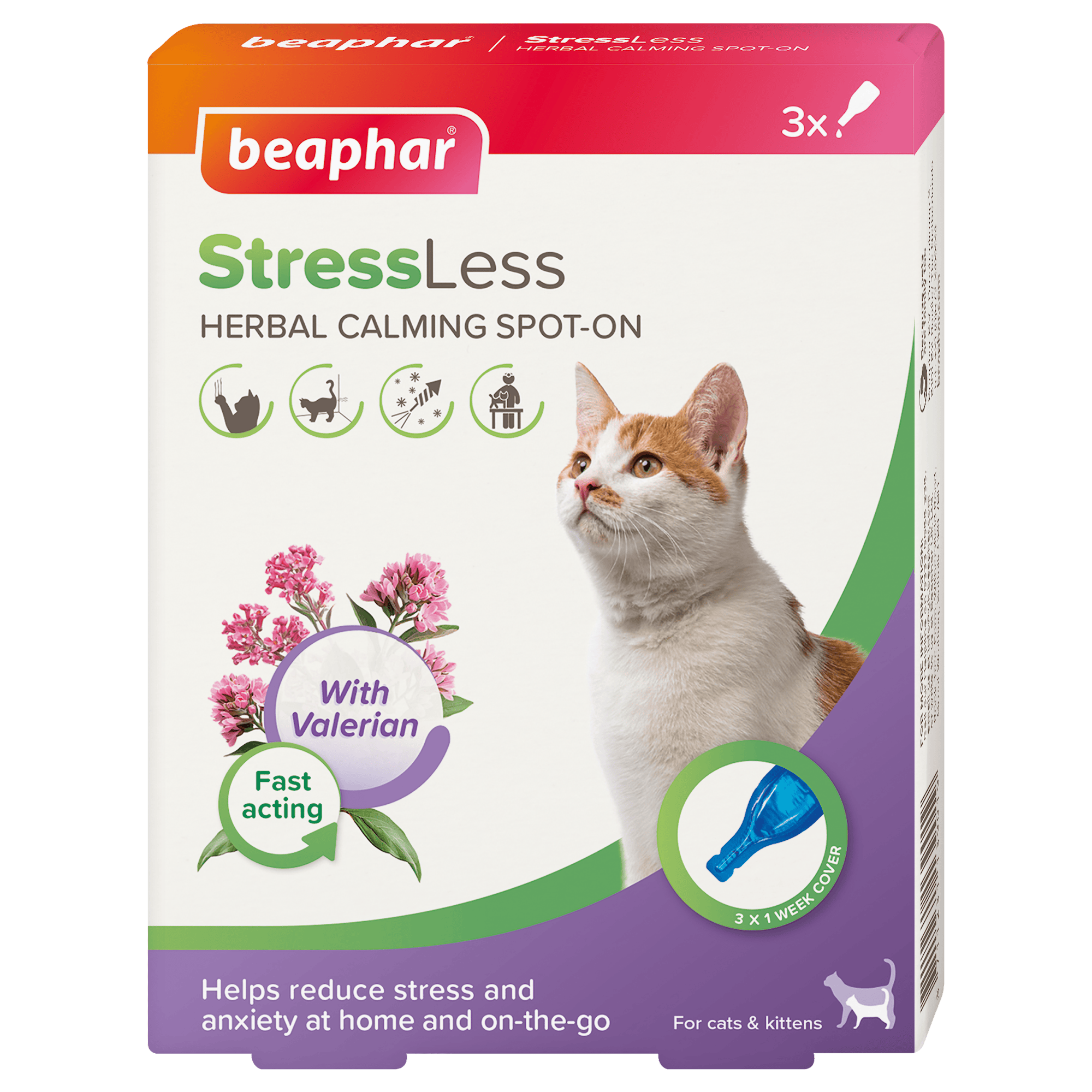 Beaphar, Stressless Herbal Spot-on katt