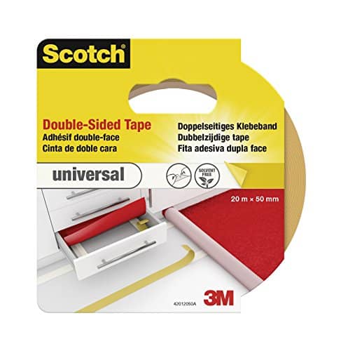 Scotch Dubbelhäftande tejp Universal 50mmx20m, brun