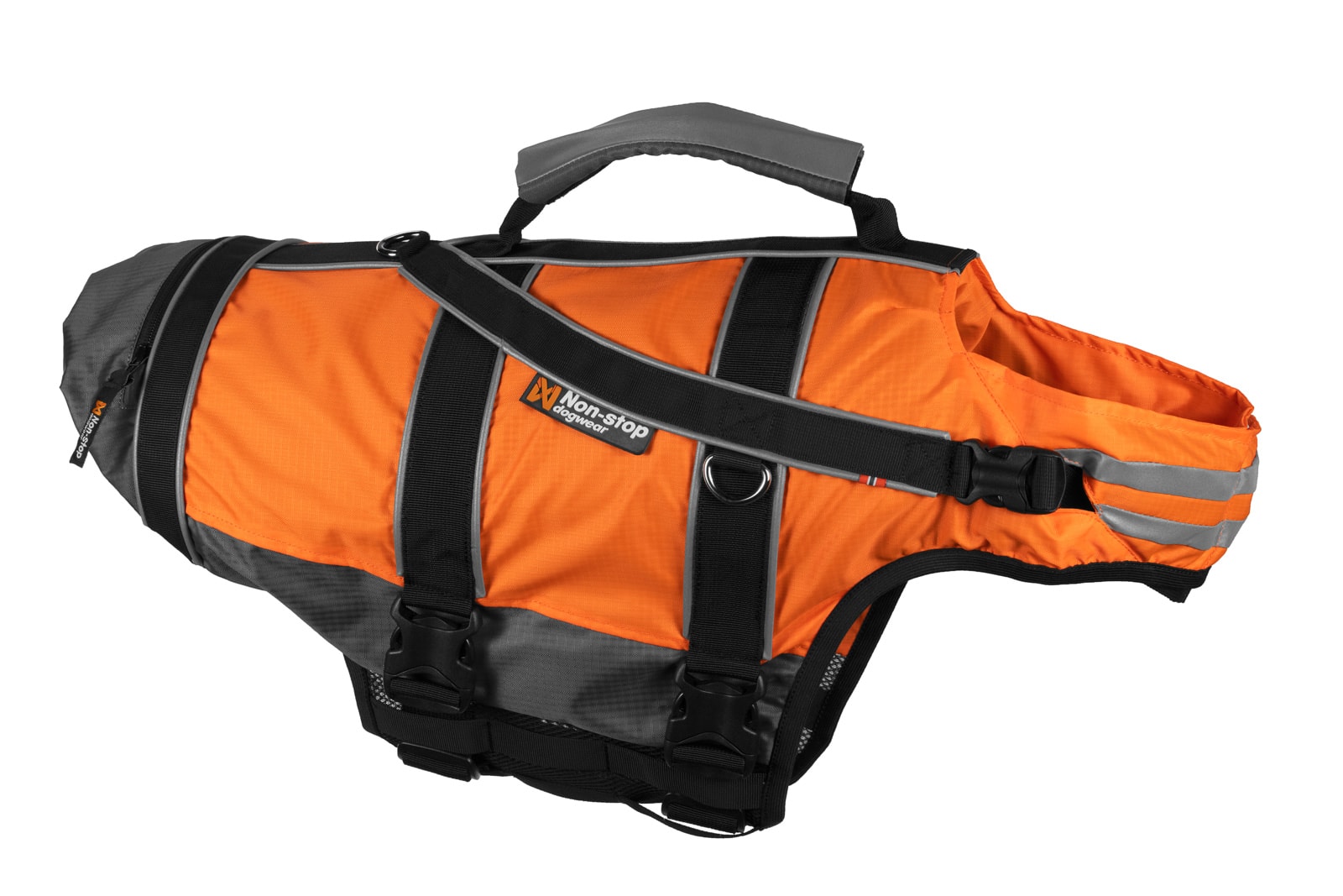 Non-Stop Dogwear Safe Life Jacket, Orange, 3 -