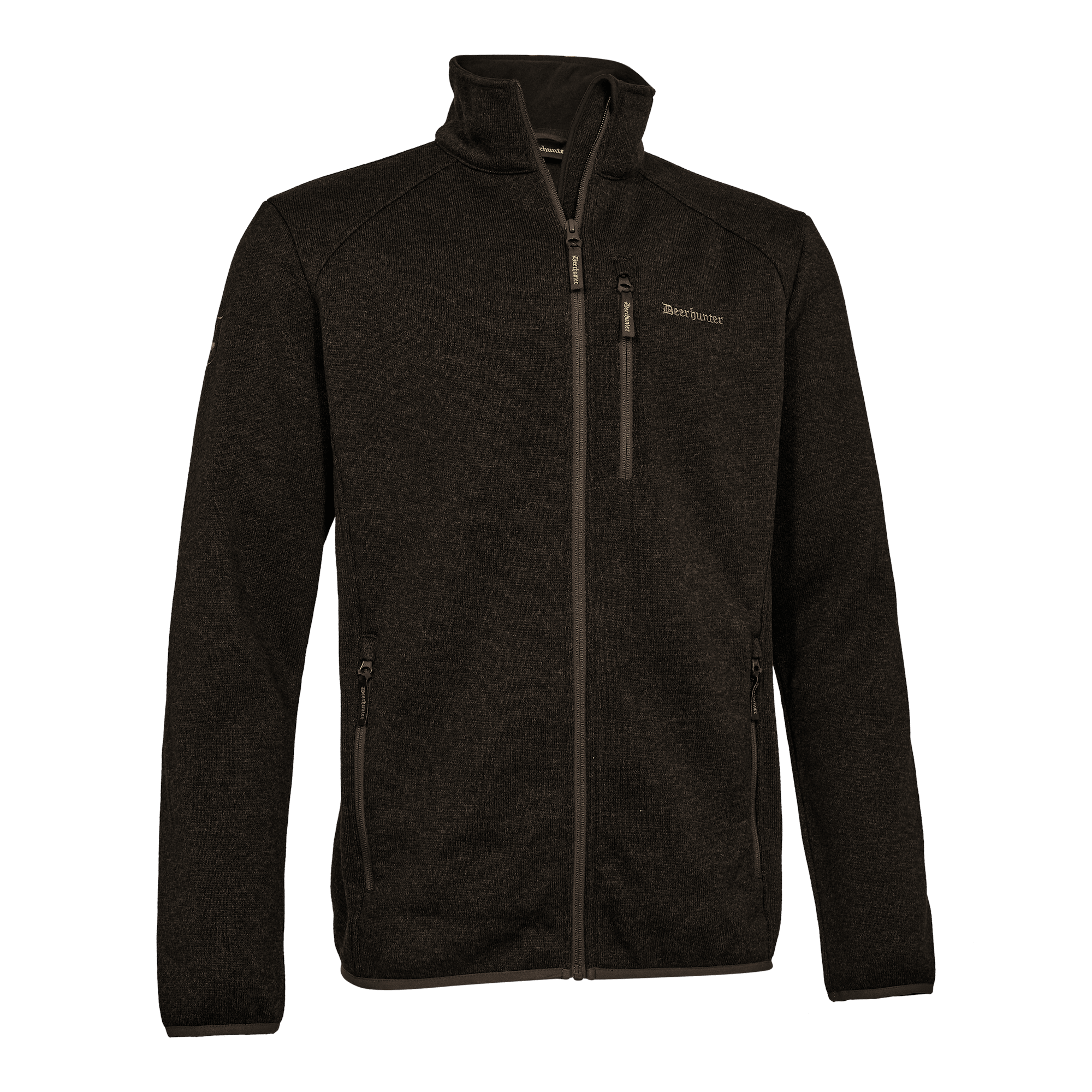 Deerhunter Moor Knitted Jacket Brown Leaf