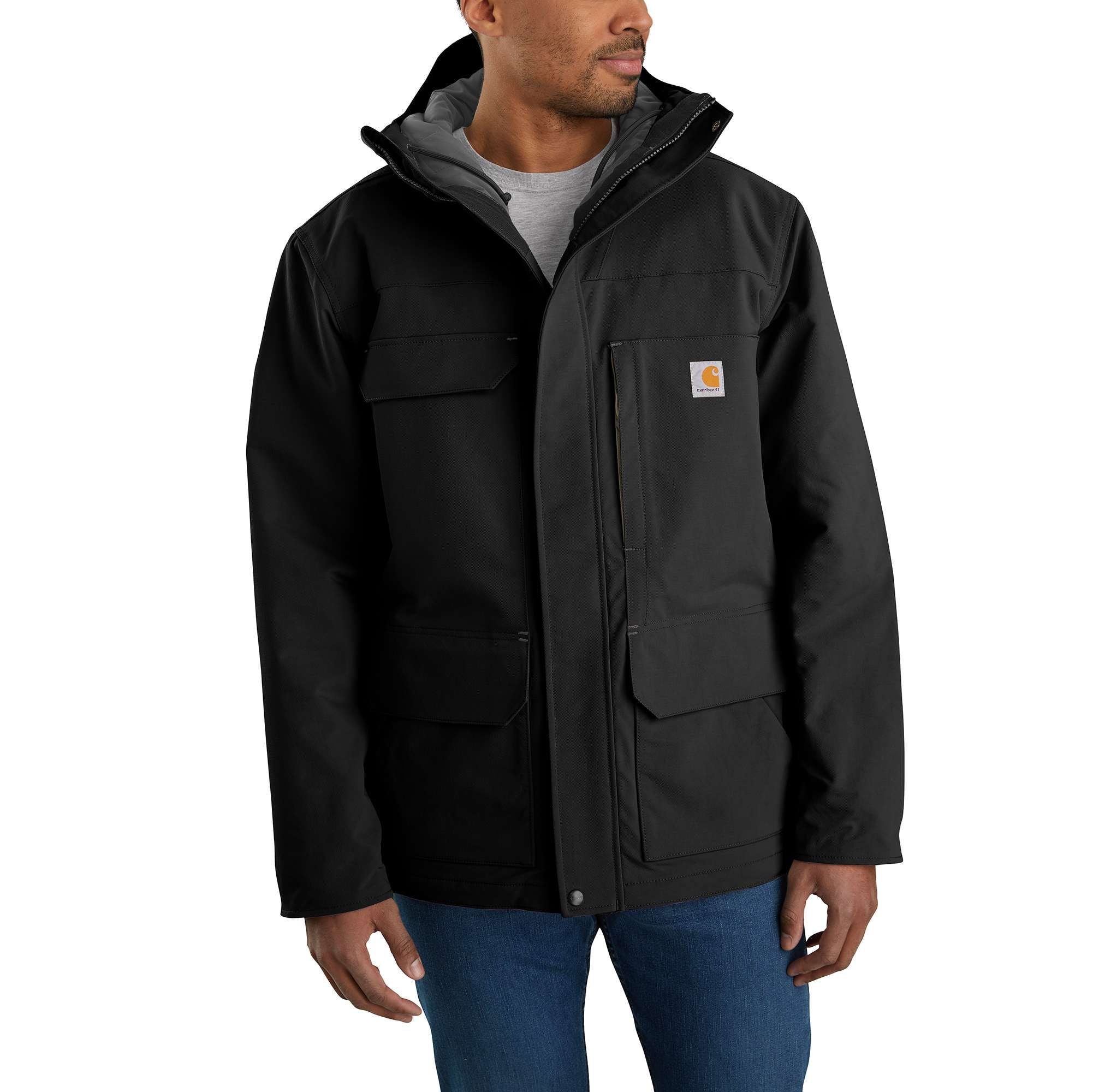 Carhartt Super Dux Bonded Chore Jacket Men Black - Jakker til mænd