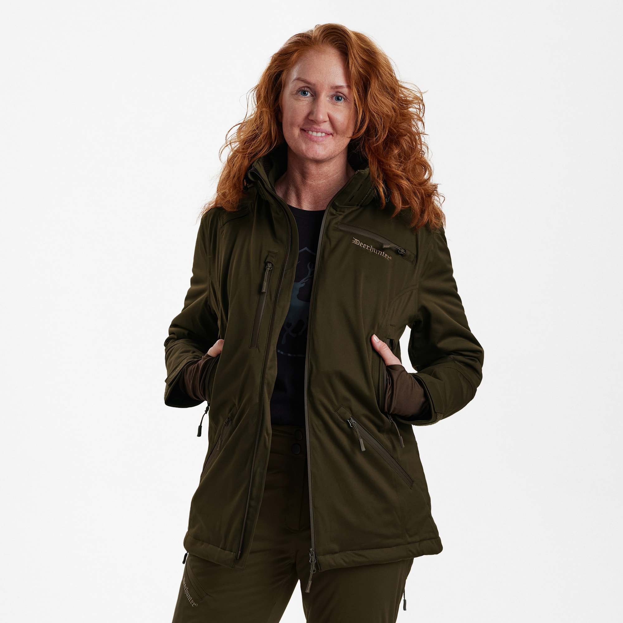 Deerhunter Lady Excape Winter Jacket Art Green 46