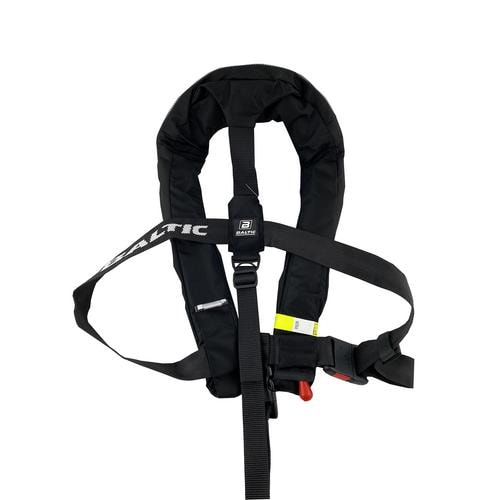 73334 7OC Uppblåsbar väst svart 100N baksida 20021