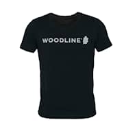 Woodline T-Shirt mit Woodline-Logo Schwarz