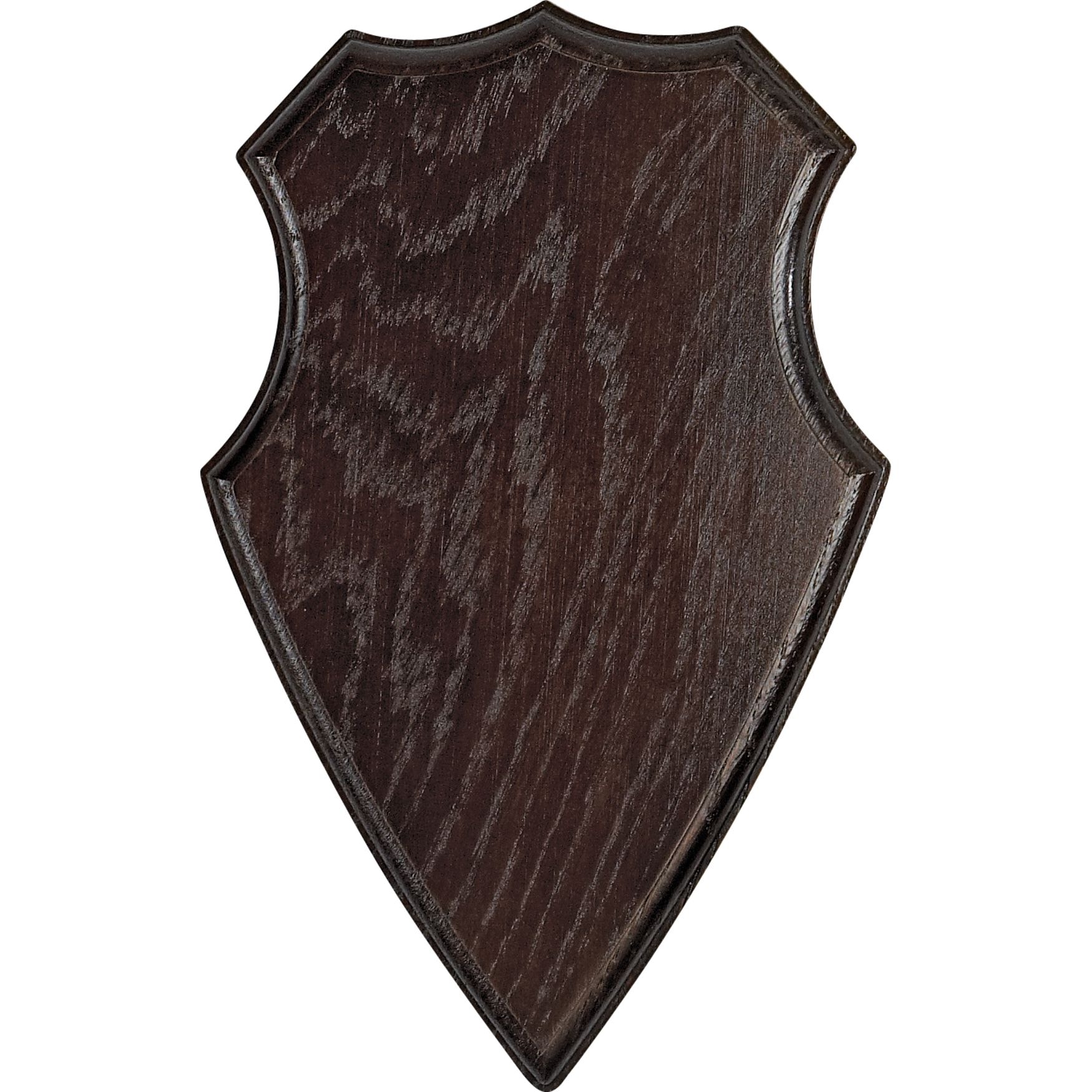 Seeland Rådjurssköld Mörkt trä D 21x13cm -