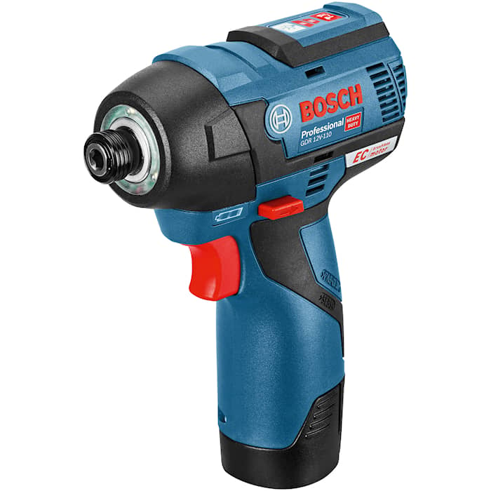 Bosch GDR 12V-110 slagnøgle 12V uden batteri og lader L-Boxx