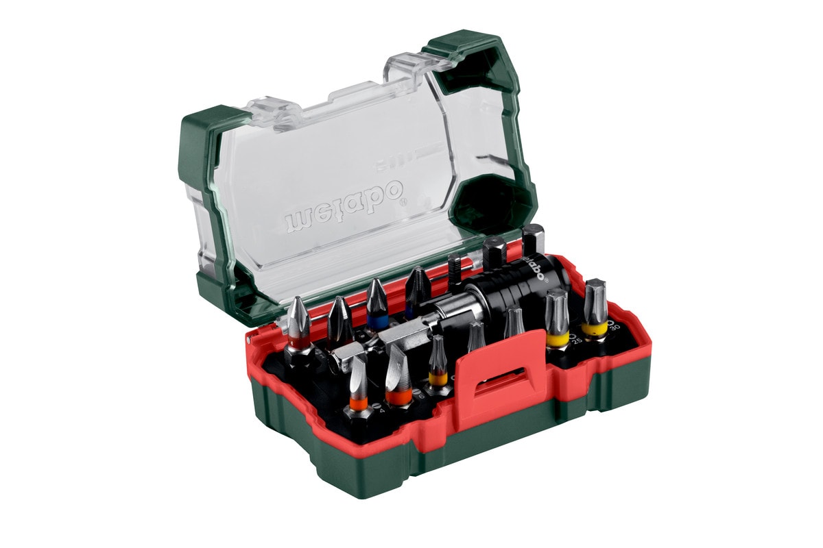 Metabo Bit-Box-SP, 15-teilig, Kunststoff-Box
