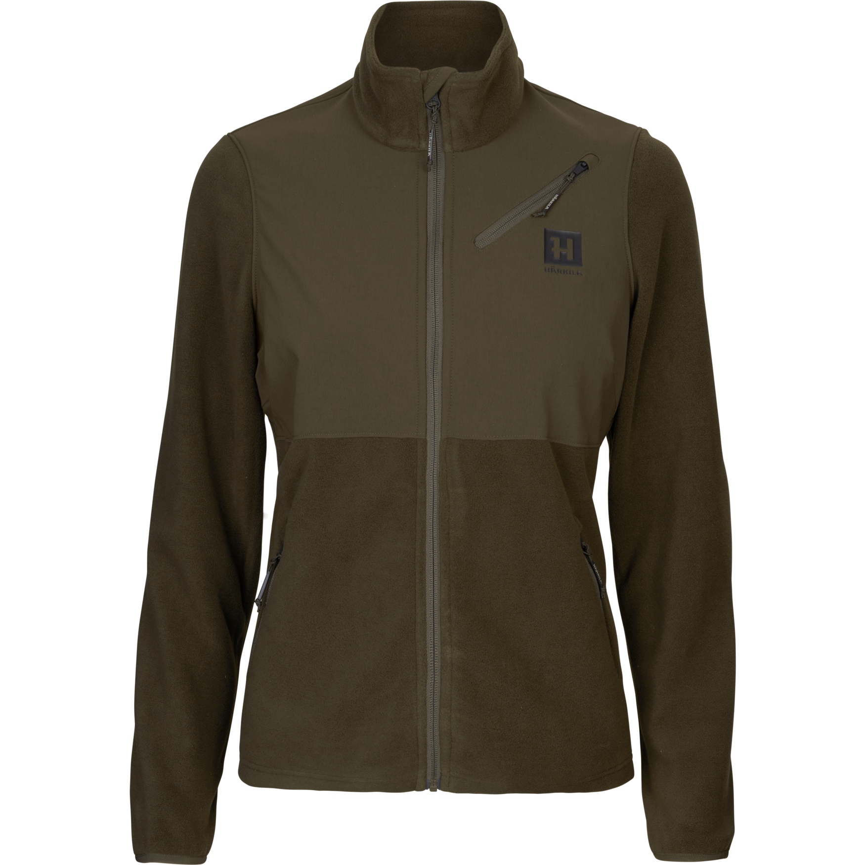 Härkila Fjell Fleecetakki Naisten Hunting Green/Willow Green, XXL