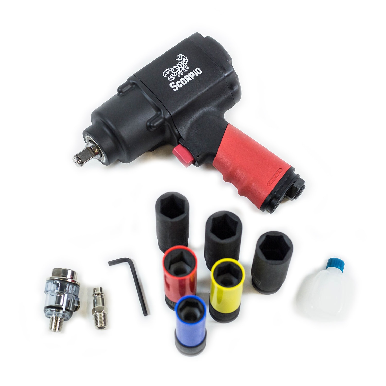 Scorpio muttertrekker i sett YU-1281TK2 1/2" -