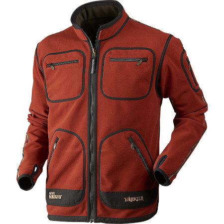 Härkila Kamko Fleecejacka Herr Burnt Orange/Shadow Brown