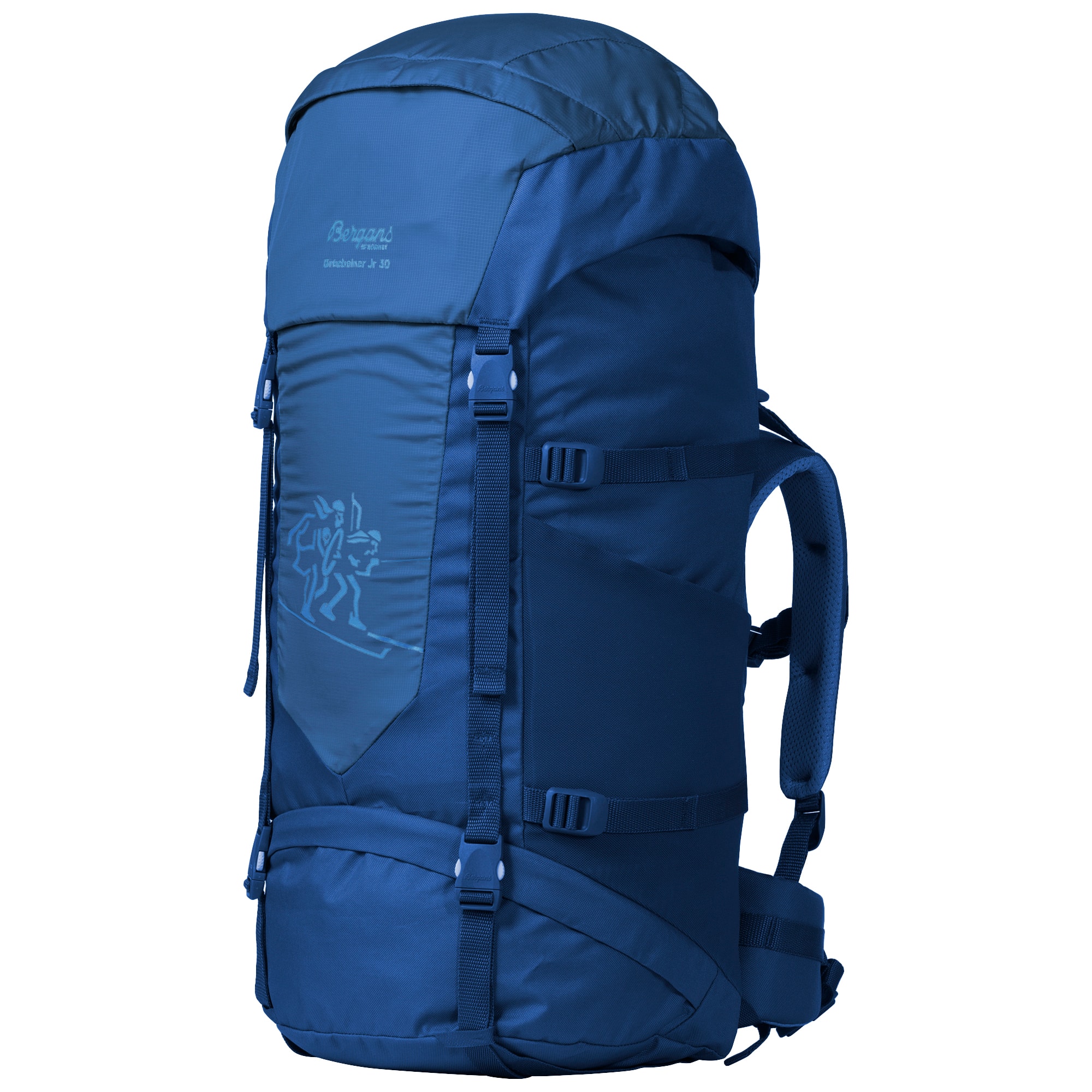 Bergans Birkebeiner Jr 30L Ryggsäck Barn Dark Riviera Blue/Riviera Blue