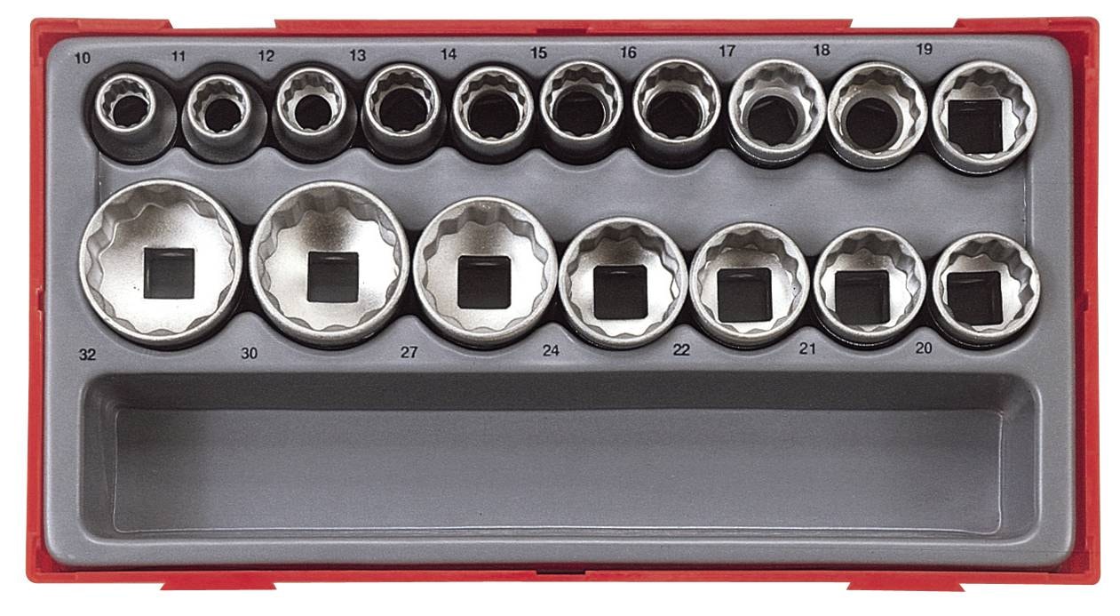 Teng Tools Hylssats TT1217-6 1/2 6-kant 17 delar