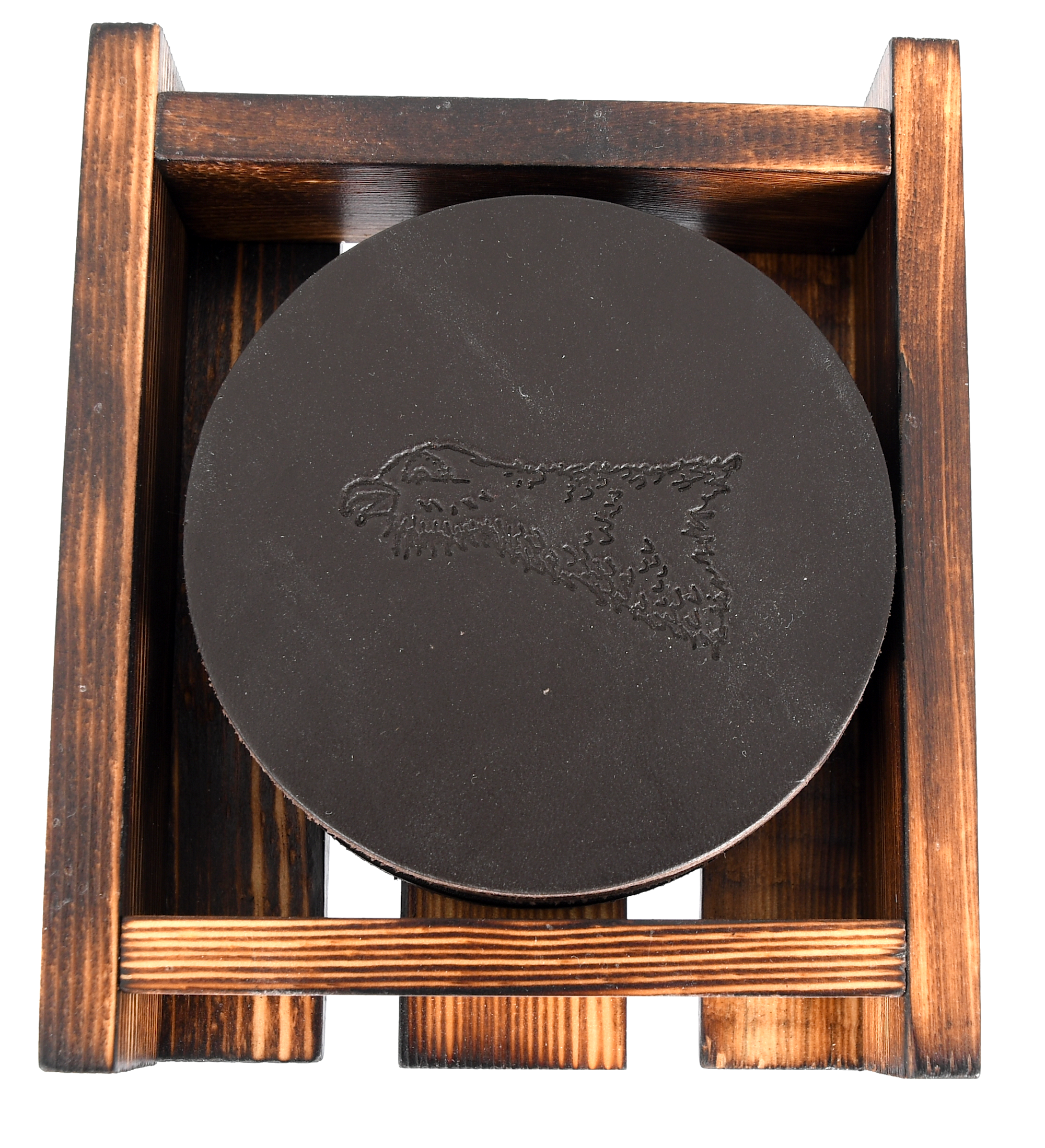 Edvardson Glasunderlägg med Motiv, 8 st (älg,björn,rådjur,tjäder)