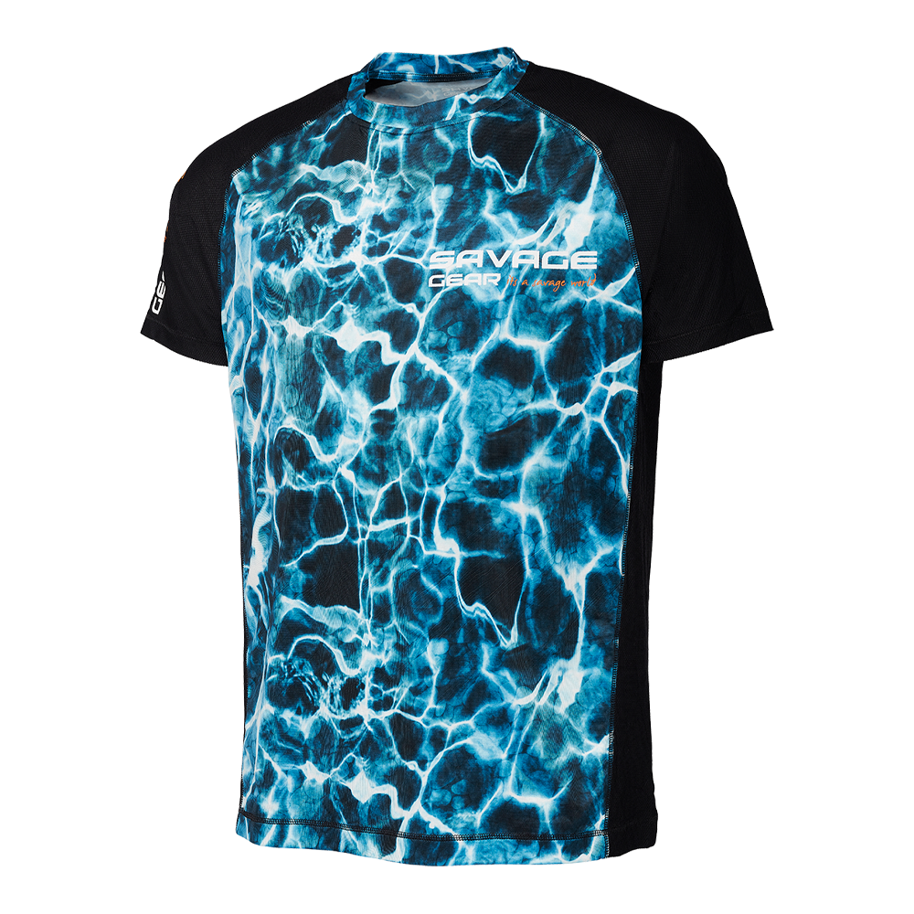 Savage Gear UV Marine T-Shirt Sea Blue
