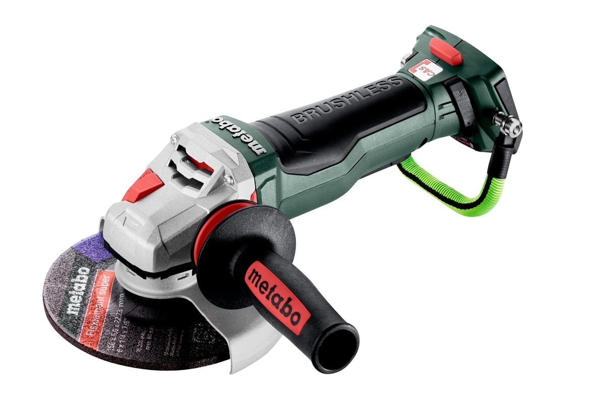 Metabo Vinkelslip WPBA 18 LTX BL 15-150 Quick DS utan batteri & laddare