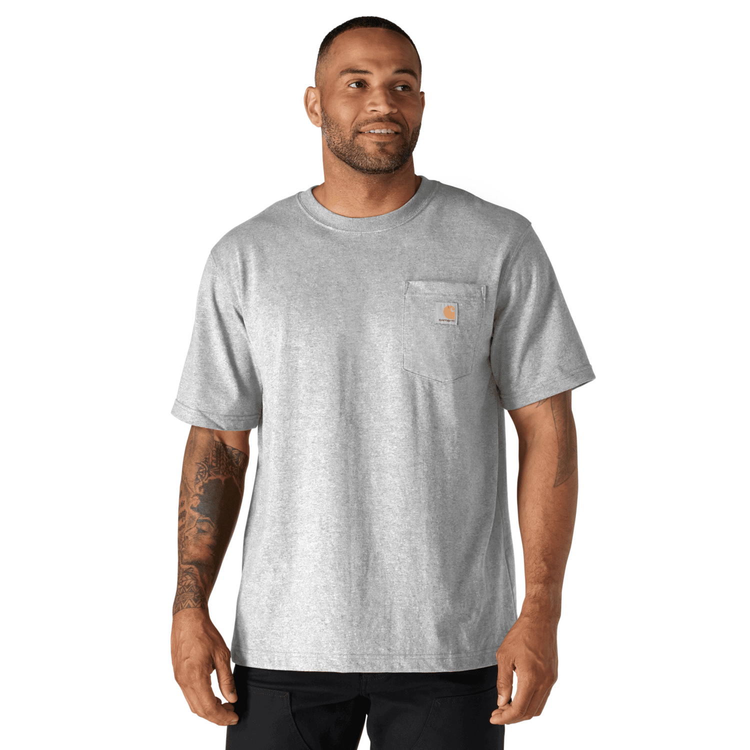 Carhartt Dearborn Relaxed Pocket T-Shirt Herr Heather Gray