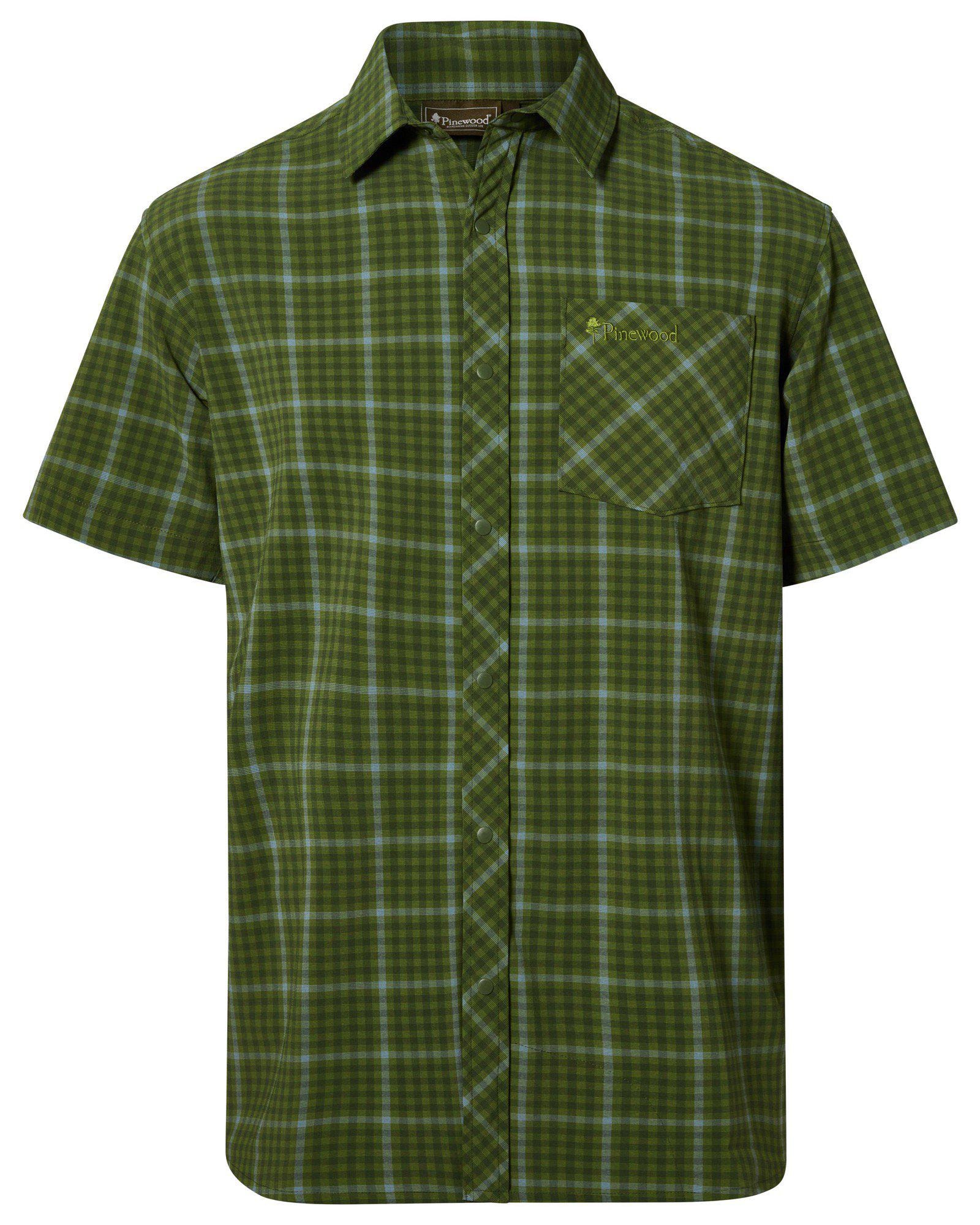 Pinewood Outdoor S/S Skjorta Herr Pine Green