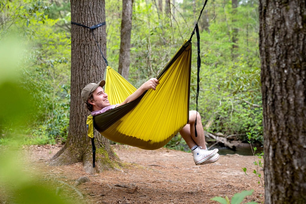 ENO Hammock Single Nest Melon/Olive Hängmatta