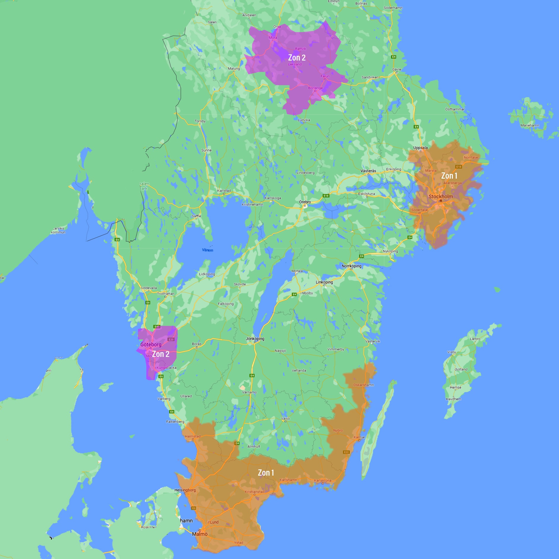 Treza Installationstjänst alla zoner upp till 3000kvm 2000000197