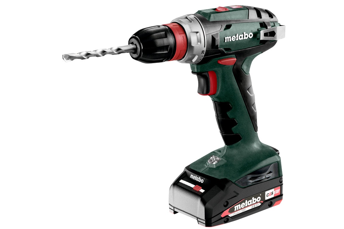 Metabo Skruvdragare BS 18 Quick med 2x2Ah batterier & laddare
