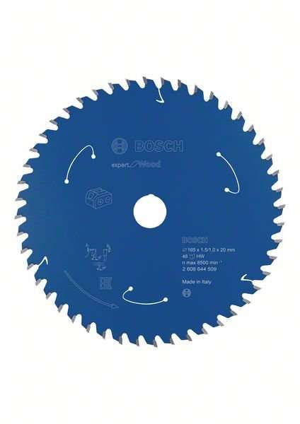 Bosch Sågklinga Expert for Wood 165×1,5/1×20mm 48T