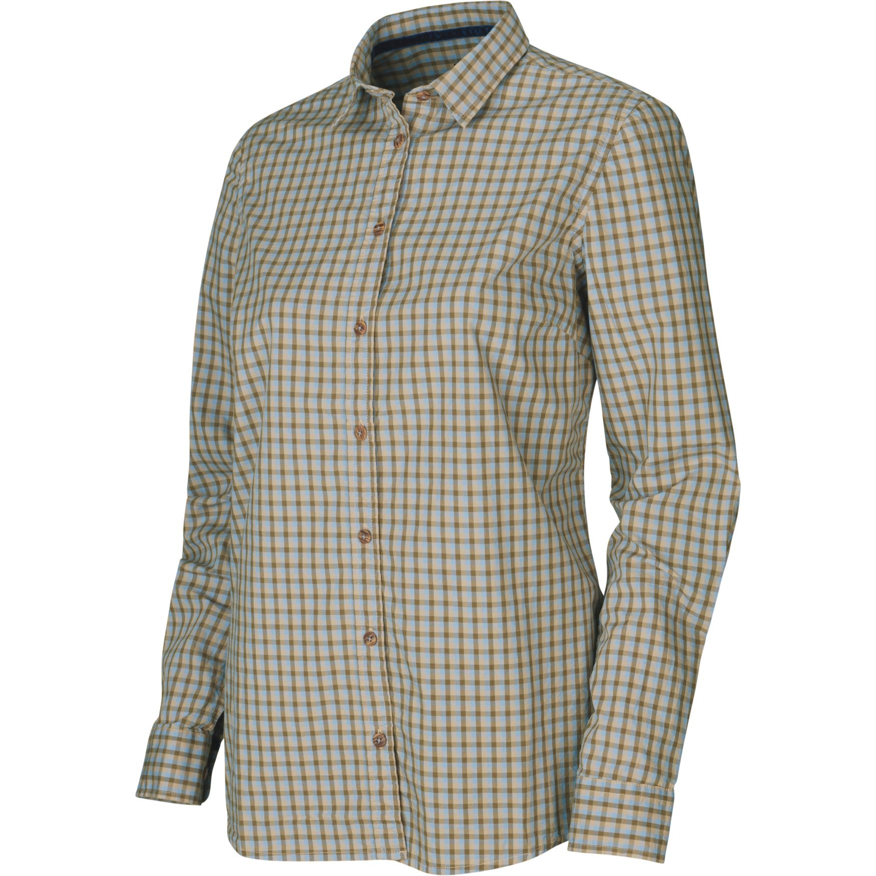 Härkila Selja Lady L/S check skjorta Heritage blue check