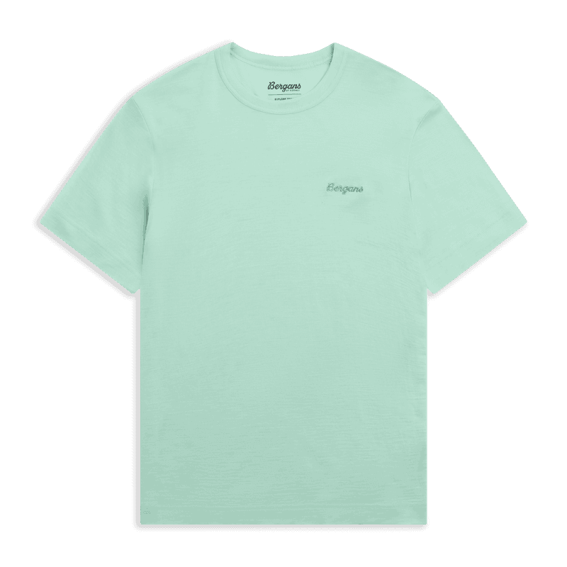 Bergans Logo Merino Tee Women Mint Crush
