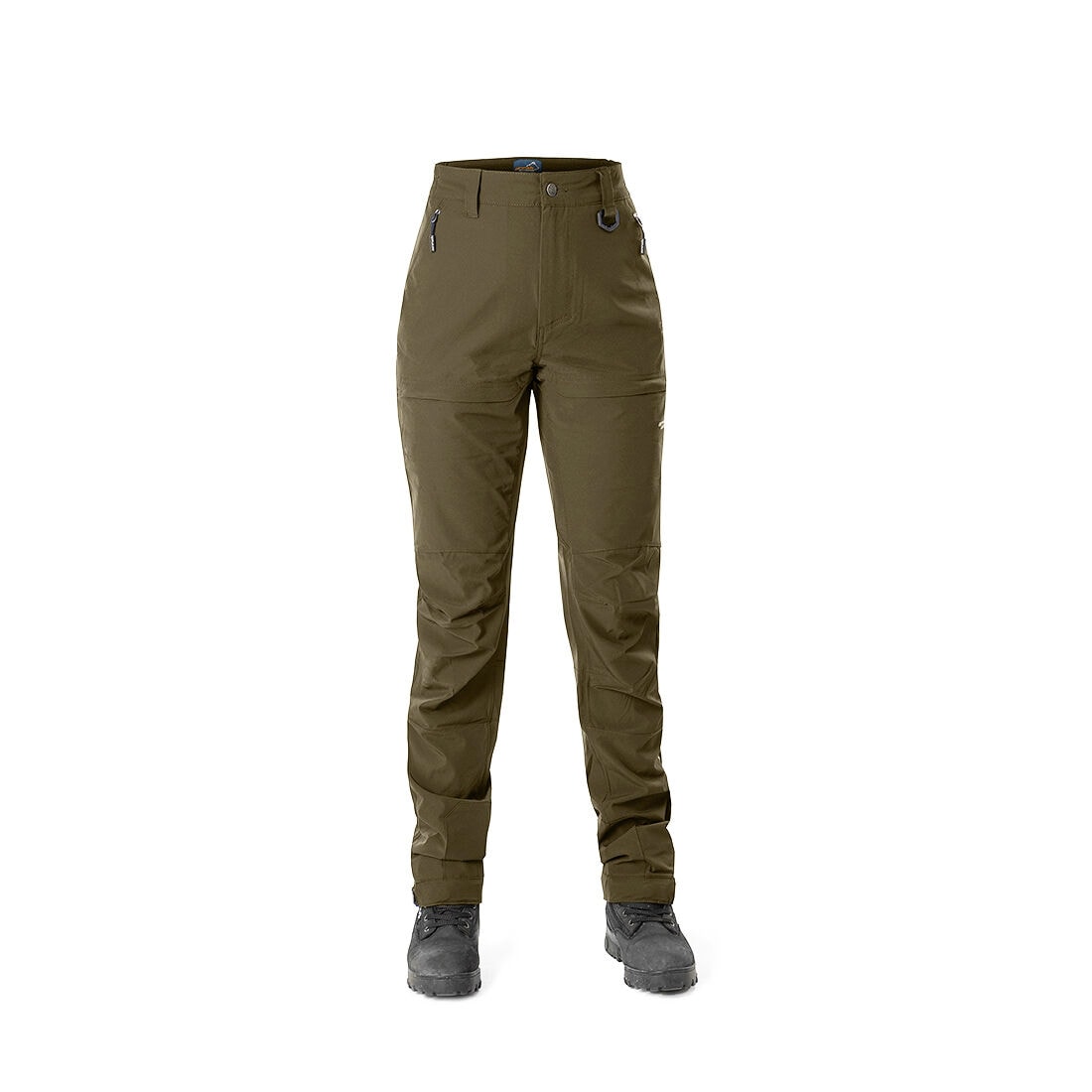 Arrak Outdoor Quick dry Fritidsbukser Dame Lang Olivengrønn 36L