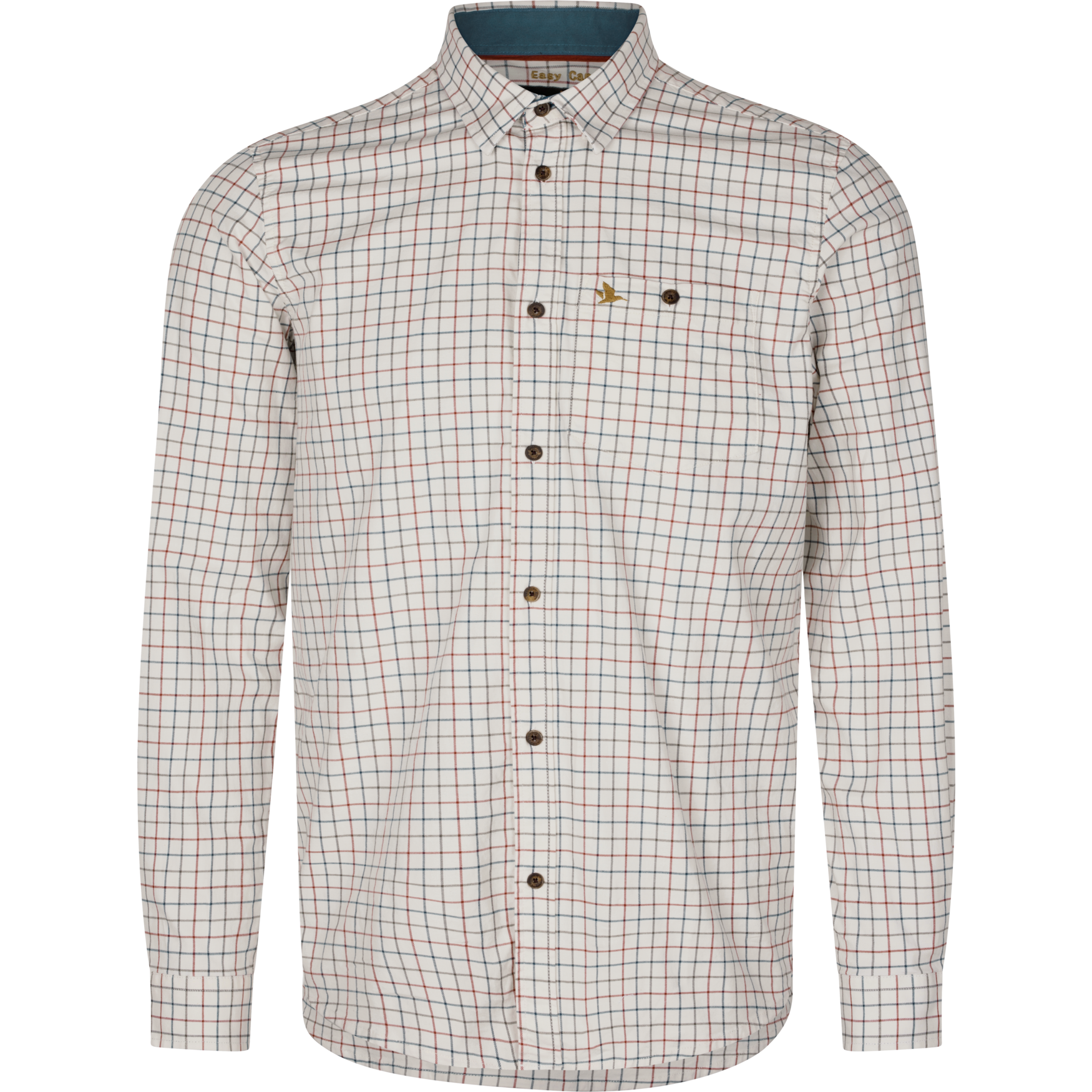 Seeland Oxford Shooting Shirt Skjorta Herr Grape Leaf/Terracotta Check