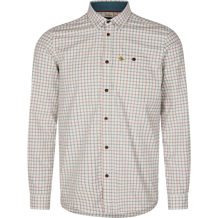 Seeland Oxford Shooting Shirt Skjorta Herr Grape Leaf/Terracotta Check