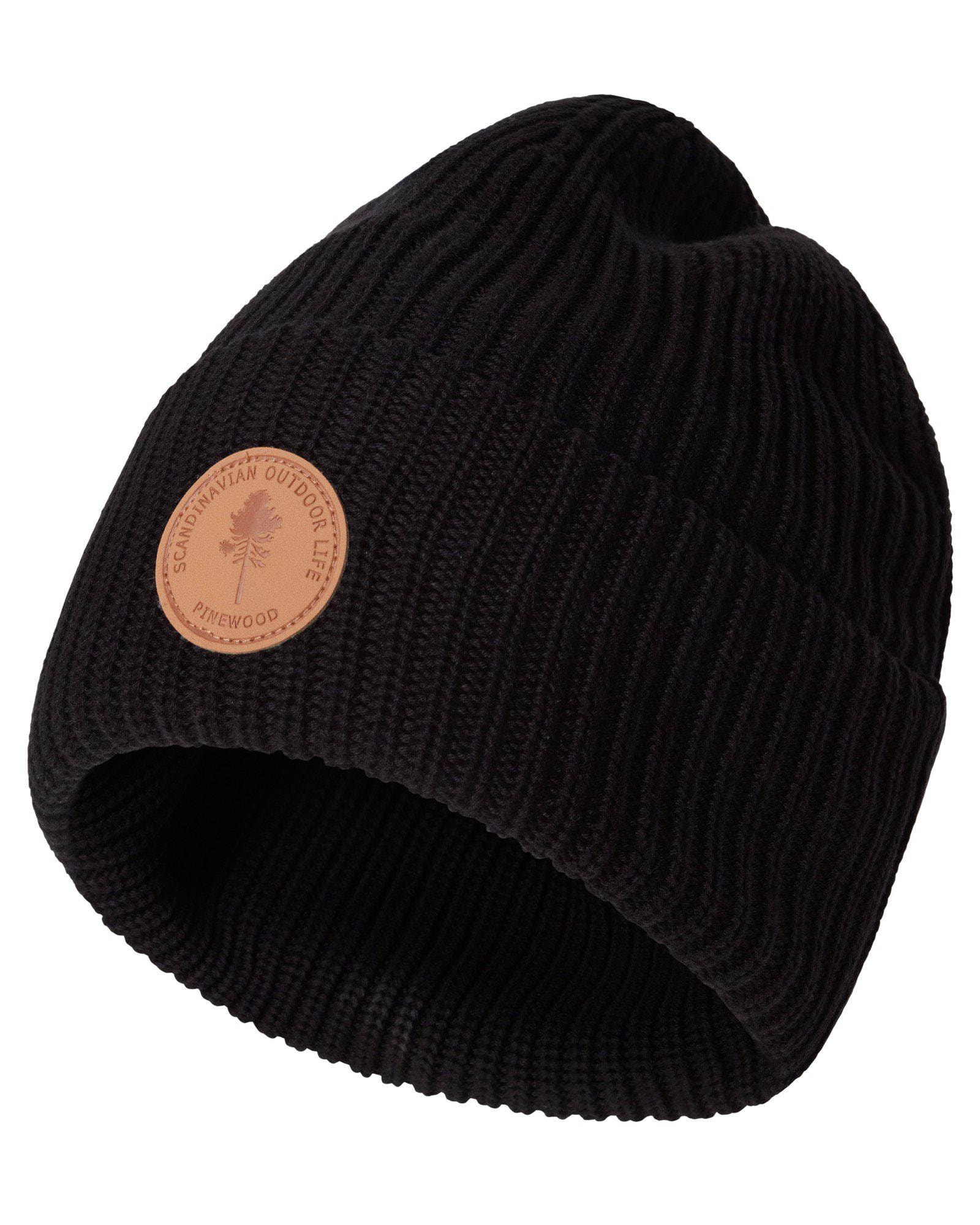 Pinewood Stickad Mössa Black