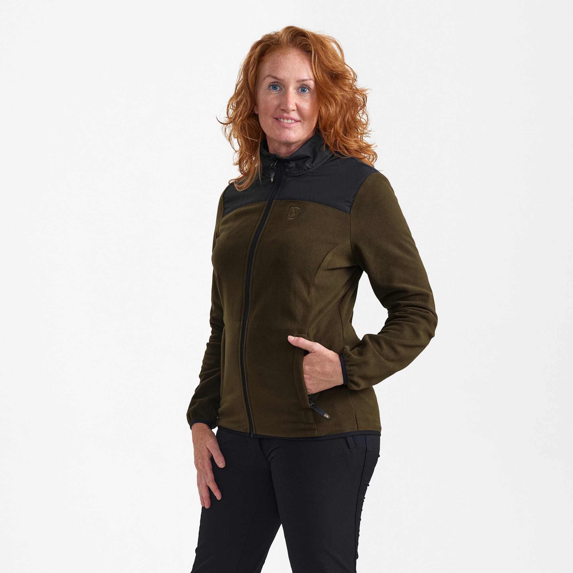 Deerhunter Lady Northward Fleece Jacket Chestnut Brown 36