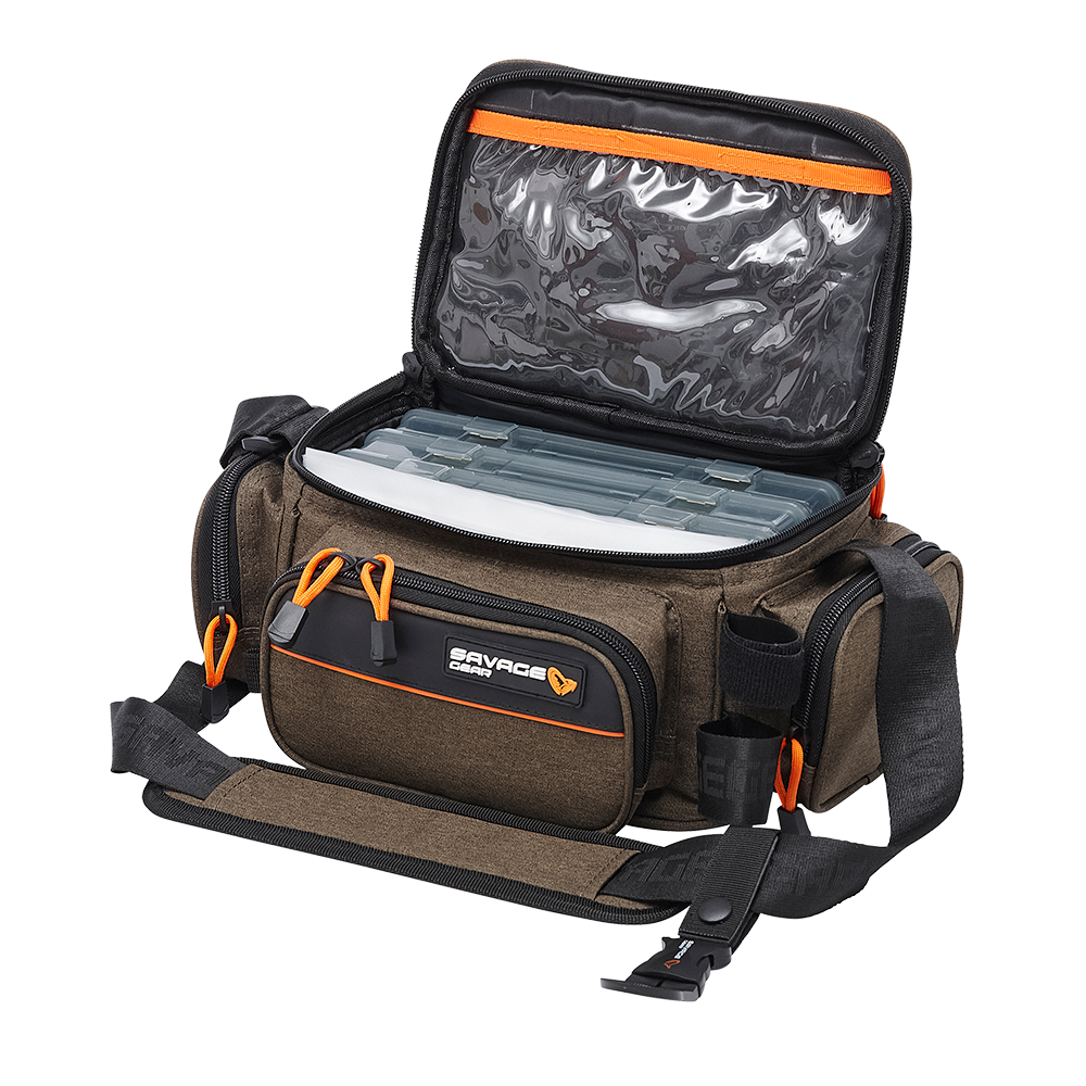 Savage Gear SG System Box Bag S 3 rasiaa 5 taskua 15x36x23 cm Viehelaukku