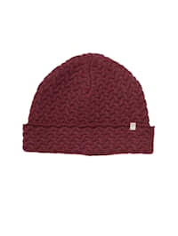 Chevalier Shandy Cable Knit Wool Beanie Cherry Red  One Size