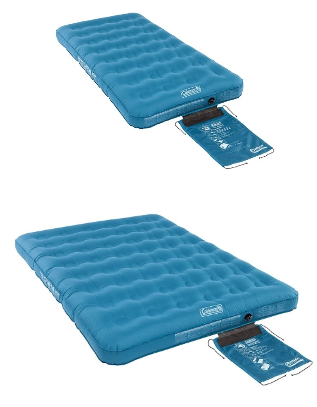 Coleman luftmadrass DuraRest enkelmadrass 198 x 82 x 22 cm -