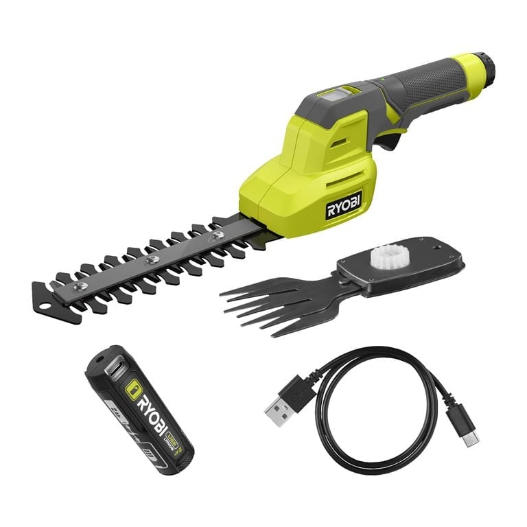 Ryobi RY4CGSA-120 Grässax och busktrimmer 4V USB Lithium
