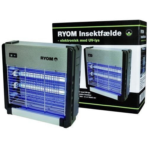 Ryom Hyönteissuoja muovi/alumiini 2x6W 75 m2 -