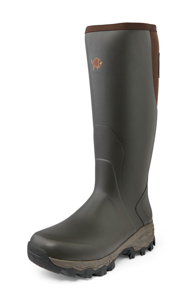 Gateway1 Moor Country 18" 3mm side-zip Gummistiefel Herren Dark Brown